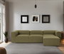 Atelier Del Sofa Sofá Esquinero Verde 296x185x66 cm